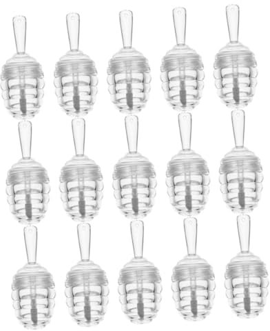 DRESSOOS 15pièces Tube à Transparent Forme De Pot De Conteneur De à Pour Diy Et Voyage