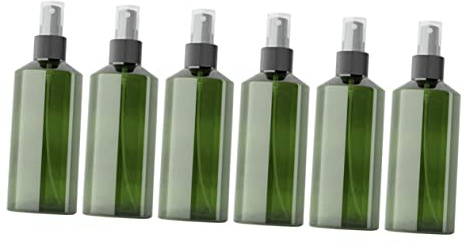 CALLARON 6pièces Flacon Pulvérisateur Eau Plastique Vide Distributeur de Liquide Portable Flacon Vaporisateur pour Voyages et Activités Couleur Aléatoire