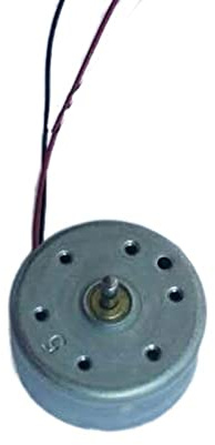 FITIOS Motor,Solar round Micro DVD Drive Motor, RF-300CA-11440 Power Wheel DC Turbine Generator Go Kart Electric Motor, DC 3V 300 Motor science Beginners