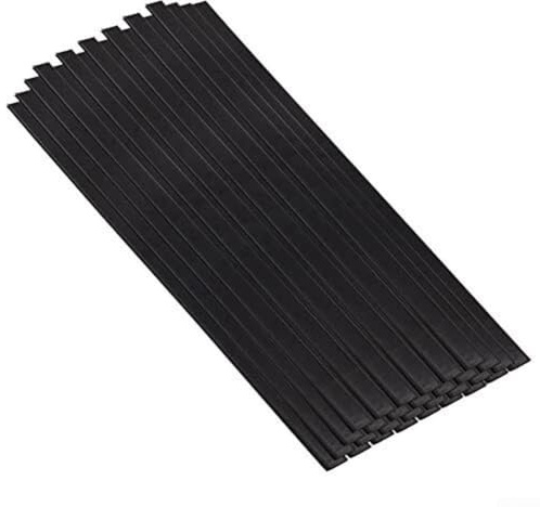 Kit di strisce di copertura per piscina fuori terra, clip di ricambio in materiale PE, lunghezza 61 cm, larghezza 2,4 cm, accessori per piscina nera per piscine ovali rotonde da 18, 21, 24, 27, 28 (B