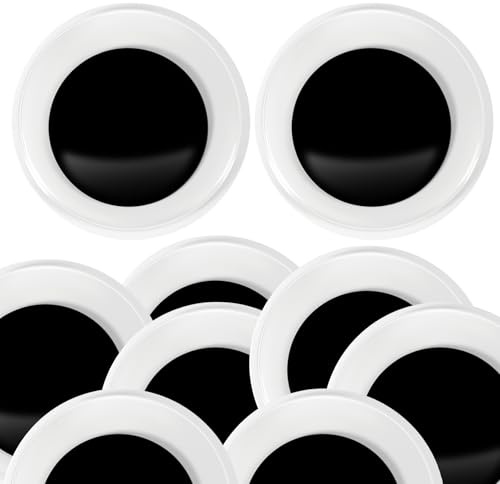 LXUEJIE 20 Stück Wackelaugen Selbstklebend Groß | 50mm Kulleraugen Bastelaugen Googly Eyes Wackelaugen Groß für DIY Projekte, Puppen, Dekoration