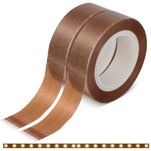 Aphumedc 2 rotoli di nastro oscurante strisce LED protezione dimmer luce oscuramento nastro adesivo attrezzatura elettronica per striscia LED decorazione camera da letto retroilluminazione TV cucina