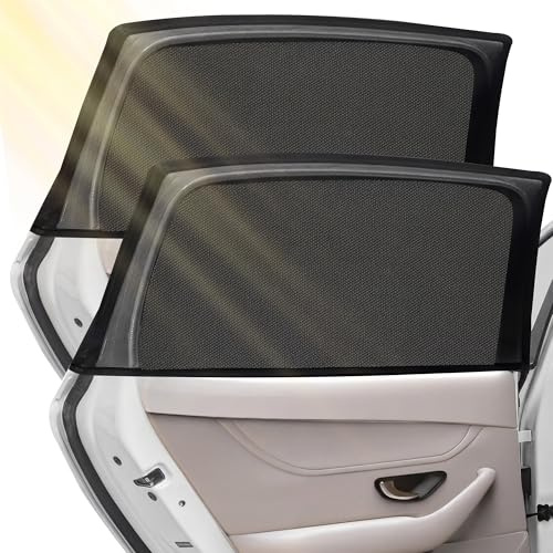 Parasole universale per auto, 2 pezzi, parasole per auto, per bambini, protezione solare interna con protezione UV per neonati, bambini, adulti, animali domestici per il 99% di tutti i veicoli