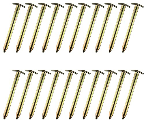 Moritz Stahl T-Profil Hering Zelthering Camping 30-40 oder 50 cm (20 Stück, 50 cm)