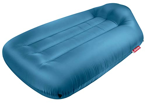 Fatboy® Lamzac L Inflatable Sofa/Bean Bag/Sofa, Sky Blue Hammock Filled with Air, for Outdoor Beach, Garden or Pool, 195 x 112 x 50 cm