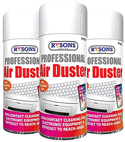 Air Duster Can Multi Purpose Spray Gun Invertible Compressed Gas Non-Contact Cleaner Portable Power Cleaner for Electronic Equipment & Difficult to Reach Areas-200 ml