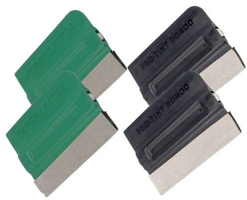 NBTOOL 4-in-1-Rakel für Vinyl, Vinyl-Wickelwerkzeuge, Filzrakel mit Magnet-Fenster-Tönungsrakel mit Mikrofaser-Filz für Auto-Vinylfolie, Aufkleber-Schaber, Applikator-Werkzeug
