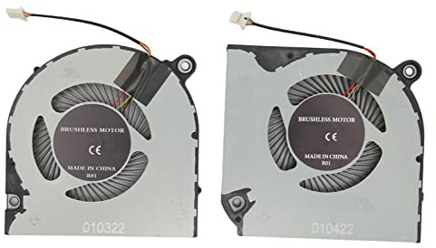 Ventilateur de Refroidissement pour Processeur CPU et Carte Graphique GPU Ordinateur Portable Pièce de Rechange en ABS et Alliage d'Aluminium 4 Broches