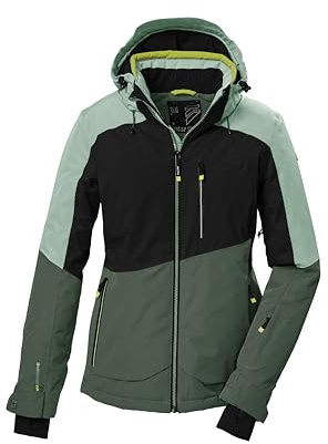 Killtec Damen Ksw 37 Wmn Ski Jckt Skijacke/Funktionsjacke mit abzippbarer Kapuze, Schneefang und Unterarmventilation
