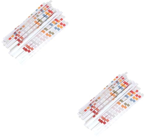 Sosoport 100 Stk teststreifen chlorteststreifen pool fittings poolzunehör wasseranalyse Pool-pH-Testpapier Kerzenteller aus Glas ph test papier ph-papier für pool Wasserteich Aquarium