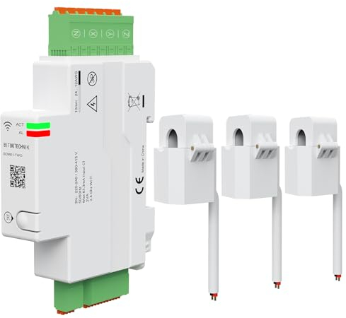 eMylo 3-Phase Smart Wifi Energy Meter 80A in tempo reale di monitoraggio con Split Core trasformatore di corrente consumo di energia elettrica protezione del contatore di sovraccarico per la casa