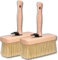 ToolSpace 2X Pinceau de Surface 170 mm, Brosse à Papier Peint, pour terrasses, tapisser, Houppette Large, Manche en Bois à Poils naturels, Pinceau à apprêter, Brosse de Peintre
