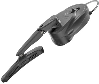 Ronyme Essuie-Glace électrique pour Casque de Moto, étanche pour la Plupart des visières, Forme incurvée 5V, 2W, Chargement USB
