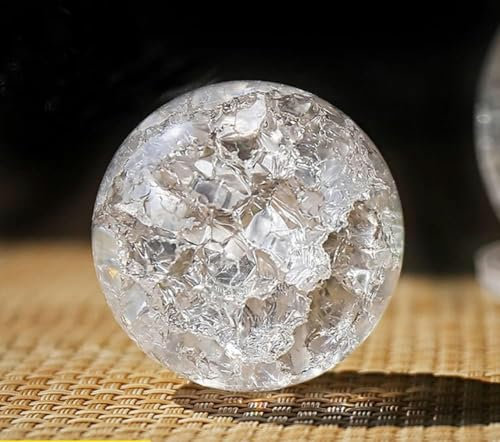 Bola de Cristal de 3/4/5/6/8 cm, Adorno esférico de Vidrio, Fuente de Agua rocosa, Bola de bonsái, Figura Decorativa para el hogar, 01-4 cm