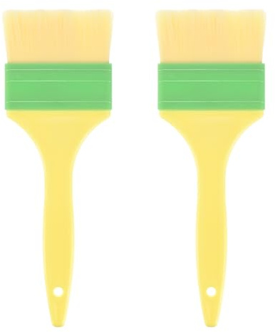 M METERXITY 2-Pack Soft Basting Baking Pastry Brush BBQ Oil Brush 3 | For Cooking, Barbecue, Kitchen