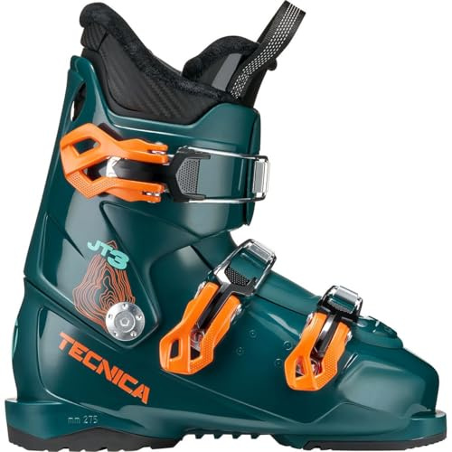 Tecnica JT 3 Junior Kid's Downhill Ski Boot (Teal, 24.5)