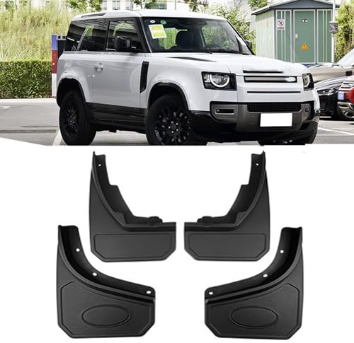 YJTYC Auto Paraspruzzo per Land Rover Defender 90/110 2020-2025, Paraspruzzi Paraspruzzi Flap Parafanghi Fender Auto Parafanghi Anteriori E Posteriori