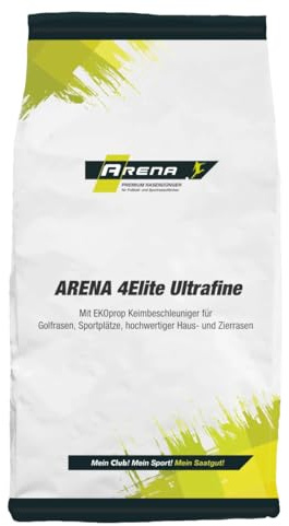 ARENA Rasensamen 4Elite Ultrafine Lowcut 10kg | tiefschnittverträgliches, feines Saatgut in zertifizierter Top-Qualität | für perfekten Rasen