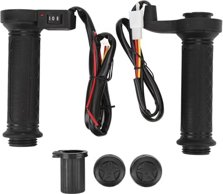 HOSEONFN Empuñadura calefactable para Motocicleta de 12V, manillares calefactables para Motocicleta IP67 Antideslizantes de 3 Engranajes
