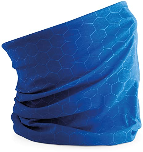 Beechfield Schlauchschal Morf® Geometric (Blau)