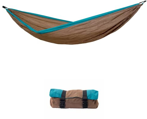 AMAZONAS Ultra-Light Hängematte Silk Traveller XL Mountain Ultraleicht und komfortabel 385 g 295 x 150 cm Packmaß 25 x 8cm bis 200 kg