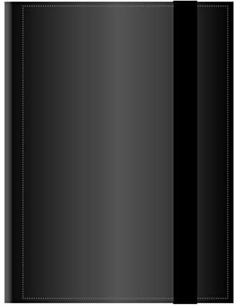 Arkero-G® 4-Pocket Pro Binder Schwarz/Black - 160 Karten Album/Portfolio - Tauschalbum/Sammelalbum z.B. für Pokemon, Magic, Yugioh, Panini