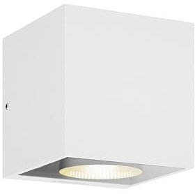 Arcchio LED Wandleuchte außen Tassnim (Modern) in Weiß aus Aluminium (1 flammig,) - Außenwandleuchten Wandlampe Led Außenlampe Outdoor für Außenwand/Hauswand Haus Terrasse & Balkon