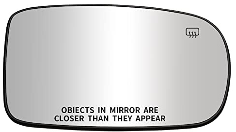 LOIYLLEN Passenger Side Mirror Replacement for 2011-2017 Chrysler 200, 2012-2021 Chrysler 300, 2011-2021 Dodge Charger, 2012-2021 Dodge Challenger Mirrors Glass - Convex Heated Right Rear View Mirror