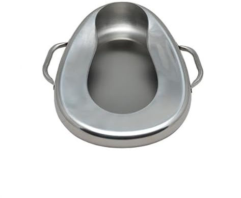 Pflegehome24® Steckbecken ANATOMISCH, Edelstahl