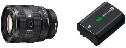 Sony SEL2070G | Objectif Zoom Standard Plein Format G - FE 20 – 70 mm F4 G & Bloc-Batterie Rechargeable NPFZ100.CE série Z - Noir
