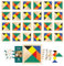 KUKURULLO Tangram Legno Bambini Pack 25 – Giochi Educativi per Bambini | Regalini Fine Festa Compleanno Bambini | Gadget Compleanno Bambina e Bambino | Tangram Bambini Compleanno