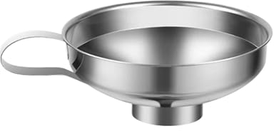 Gadget for utensili da cucina con filtro a imbuto for conserve for insalata a bocca larga in acciaio inossidabile Imbuto Da Cucina (Color : L)