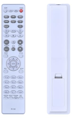 GOUYESHO RC-1222 Fernbedienung für Denon Hi-Fi All-in-One Netzwerk-CD-Receiver RCD-N10
