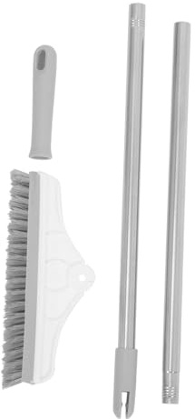 Healvian Reusable Cleaning Brush with Aluminum Handle and Stiff Pp Bristles for Cleaning Bathrooms and Toilets Versatile Floor Brush Scrubber Suitable for Indoor Use