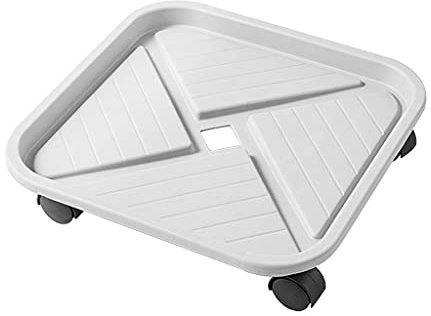 MYVVKIA Kunststofftablett mit Universalrad, Haushalts-Blumentopf-Basis, wasserspeichernder Paletten-Caddy mit Rädern, mobiler Pflanzen-Caddy, Pflanzenständer