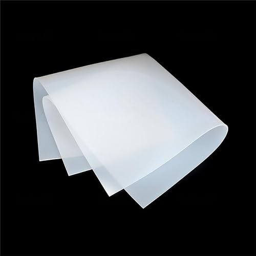 FBANULPEX Tapete de Silicona, Tapete de Manualidades Lámina de Silicona Ultrafina, Alfombrilla de Silicona Resistente al ozono for osciloscopio(3mm)