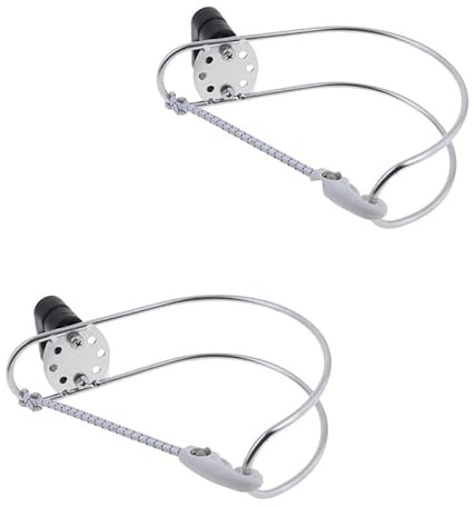 ZZSYHDM Motorradteile Boot Zubehör Edelstahl Hufeisen Rettungsring Halterung Rettungsringe Ring Halter Ersatz(2PCS)