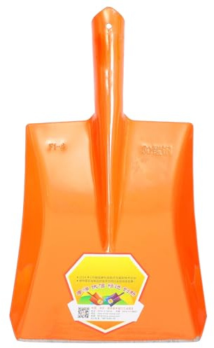 Pala da Giardino 1 Pz in Ferro Robusta per Giardino e Cortile | Arancione, Resistente alla Ruggine, Non Si Rompe Facilmente, Alta Resistenza, Strumento Compatto