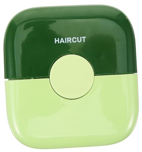 COLLBATH Peigne Tondeuse Cheveux Manuel pour Femmes et Filles Tondeuse Pointes Fourchues Peigne Coupe Pratique et Sûr Outil Coiffure Polyvalent Vert Avocat