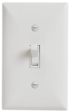 ZBIianxer Variateurs électriques avec Murale sans vis, contrôleur de lumière à Bascule unipolaire pour Ampoules LED à intensité Variable, Aucun Scintillement à Gradation