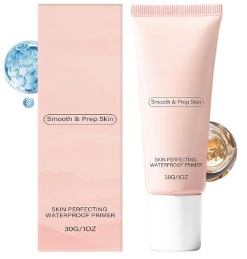2PCS Instant Smooth Line Smoother Fine Line Blurring Primer,Wrinkle Filler Face Primer for Mature Skin,Instant Face Tightener No-Filter Primer,Matte Makeup Primer,Minimised Pores & Even Complexion