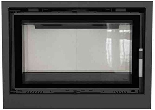 KRATKI Kaminofeneinsatz Arke 80, geschlossene Kassette | Gewicht 132 kg | 85 x 61.8 cm | Brennstoff: Holz, Nennwärmeleistung 12 kW, BImSchV 2