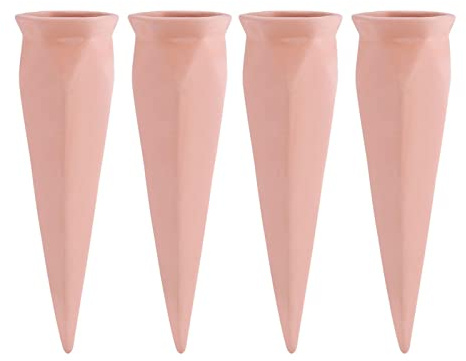 4PCS/Paquet Arrosoir automatique Terre Cuite Perméable, Auto Arrosage Dispositifs Automatiques de L'eau des Plantes Arrosage Bouteille Goutte À Goutte Irrigation Outils Intérieur / Extérieur Vac