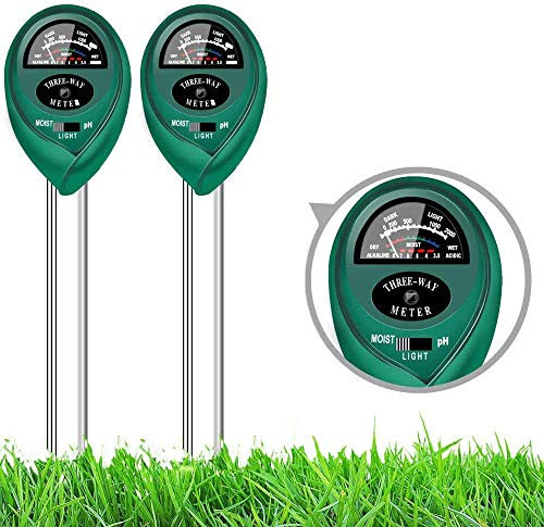 Misuratore di Ph del Terreno,Igrometro Piante,Terreno Misuratore Strumento,Misuratore di Umidità del Suolo,Ph Tester Terreno,Test del Suolo,Umidità Terreno,Umidità del Suolo,Terreno Test
