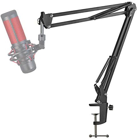 HyperX QuadCast Mikrofon arm – YOUSHARES Universeller Microphone Arm kompatibel mit HyperX QuadCast S/2S,Blue Yeti,Rode PodMic/NT-USB,Fifine AM8,Razer Seiren V3 Mini für Streaming, Gaming, Podcasting