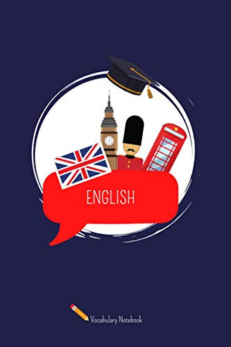 Vocabulary Exercise Book to write in: 2-column page layout I 6x9 I A5 Format I School Exercise Book, Planner, Notebook for recording and studying words of foreign languages