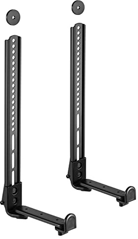 Maclean MC-914 Universal Soundbar Halterung bis 15kg Lautsprecherhalterung für die Montage unter oder über TV