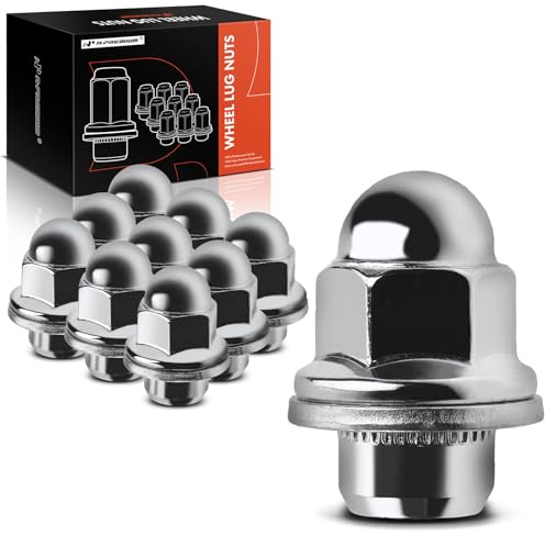 A-Premium M12-1.50 Wheel Lug Nuts Compatible with Dodge Stratus Chrysler Sebring Mitsubishi Eclipse Endeavor Galant Lancer Front or Rear 10-PC Set