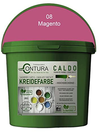 Contura BeGreen 1,5Kg. Kreidefarbe Shabby Chic Möbellack Lack Möbel Farbe Holzlack Natur (08 Magento)