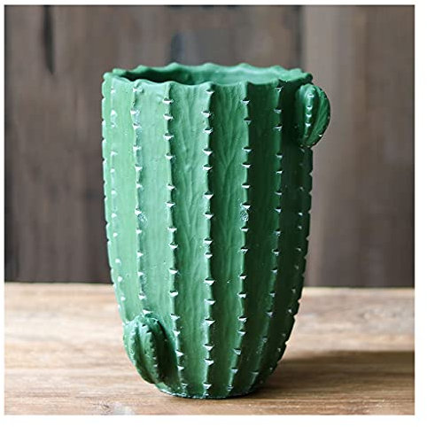 Deco Jardin Exterieur Pot de fleur succulent de cactus en béton, décoration de jardin extérieur, pot de fleurs, utilisé for les ornements de décoration de balcon/terrasse/jardin cour Ornements d'extér